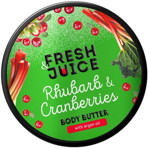 ⁨FRESH JUICE Masło do ciała Rabarbar i Żurawina 200 ml⁩ w sklepie Wasserman.eu
