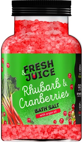 ⁨FRESH JUICE Sól do kąpieli Rabarbar i Żurawina 700 g⁩ w sklepie Wasserman.eu
