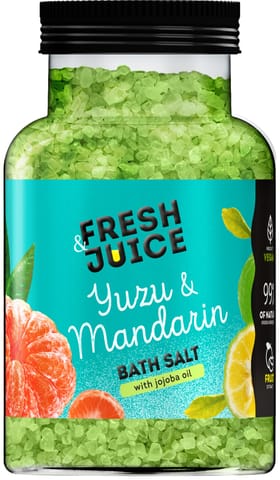 ⁨FRESH JUICE Sól do kąpieli Yuzu i Mandarynka 700 g⁩ w sklepie Wasserman.eu