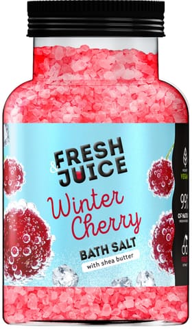 ⁨FRESH JUICE Sól do kąpieli Zimowa Wiśnia 700 g⁩ w sklepie Wasserman.eu