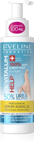 ⁨EVELINE Revitalum Help Profesjonalne Serum-kuracja redukujące  szorstkość stóp  100 ml⁩ w sklepie Wasserman.eu