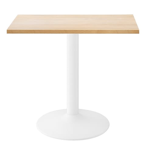 ⁨Stół skandynawski kwadratowy TORI Light Wood 70 MILK⁩ w sklepie Wasserman.eu