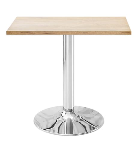 ⁨Stół skandynawski kwadratowy TORI Light Wood 70 SILVER⁩ w sklepie Wasserman.eu