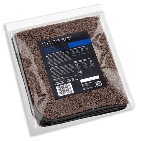 ⁨Fresso Zack Drying Towel 90x60cm - puszysty ręcznik z mikrofibry do osuszania samochodu⁩ w sklepie Wasserman.eu