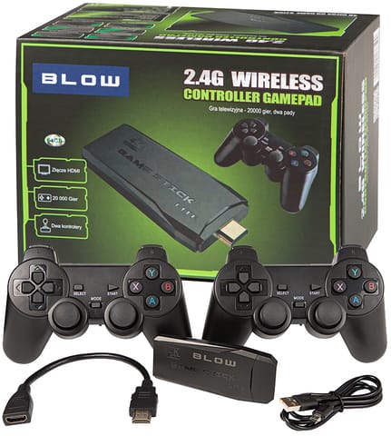 ⁨Gra telewizyjna na HDMI. Dwa pady, 20000 gier. Blow⁩ w sklepie Wasserman.eu