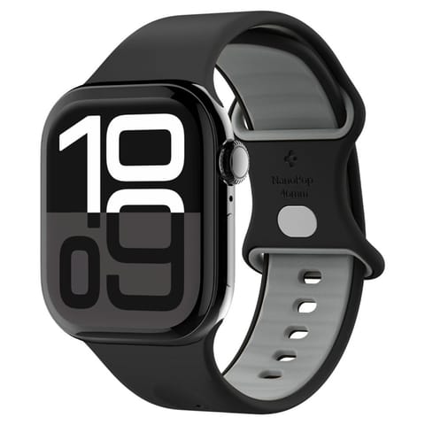 ⁨Spigen Nano Pop - Pasek do Apple Watch 44/45/46/49 mm (Black Sesame)⁩ w sklepie Wasserman.eu
