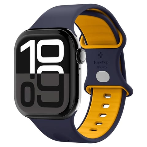 ⁨Spigen Nano Pop - Pasek do Apple Watch 44/45/46/49 mm (Blueberry Navy)⁩ w sklepie Wasserman.eu