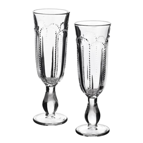 ⁨DAPHNE Komplet 4 kieliszków do szampana160ml 6,6x6x19,4cm⁩ w sklepie Wasserman.eu
