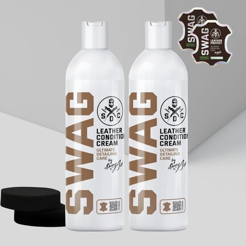 Swag LEATHER CONDITIONER CREAM SET - produkt do impregnacji tapicerki skórzanej w sklepie Wasserman.eu