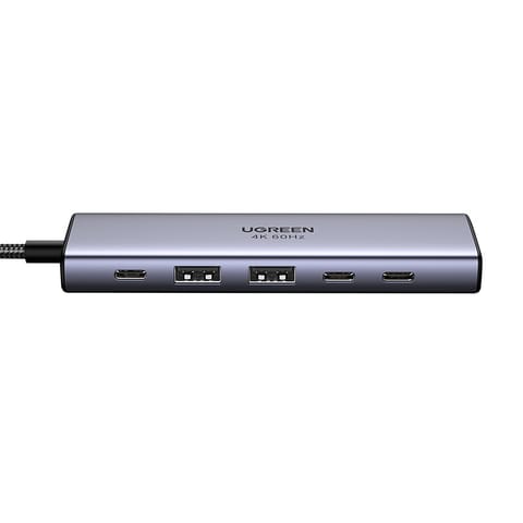 ⁨Hub USB-C Ugreen CM511, HDMI 4K 60Hz, 2x USB 3.2, 2x USB-C 3.2, PD⁩ w sklepie Wasserman.eu