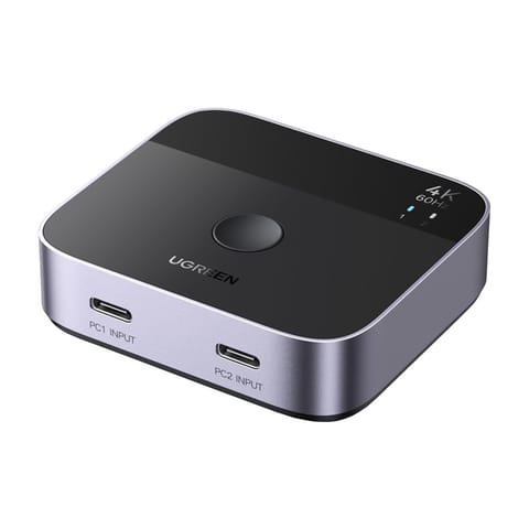 ⁨Przełącznik / switch 2x USB-C do HDMI Ugreen AW502 2w1, 4K 60Hz⁩ w sklepie Wasserman.eu