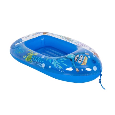 ⁨Łódka basenowa pompowana SUNCLUB niebieski⁩ w sklepie Wasserman.eu