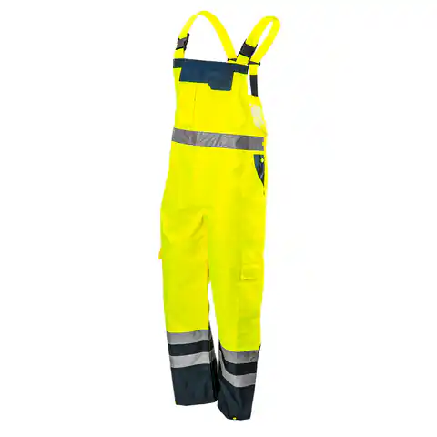 ⁨Work dungarees, warning, waterproof, yellow, size XXL⁩ at Wasserman.eu