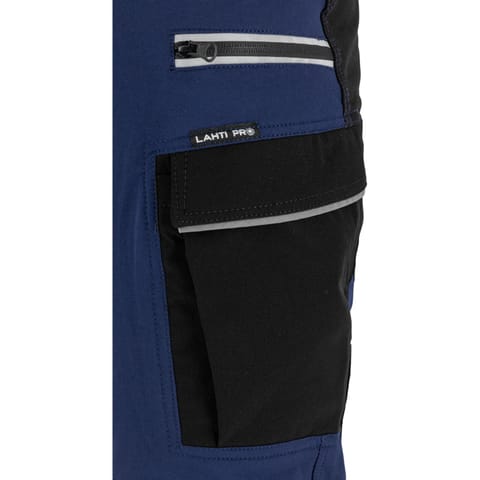 ⁨PANTS, STRETCH,  NAVY BLUE-BLACK, "L", CE, LAHTI⁩ at Wasserman.eu
