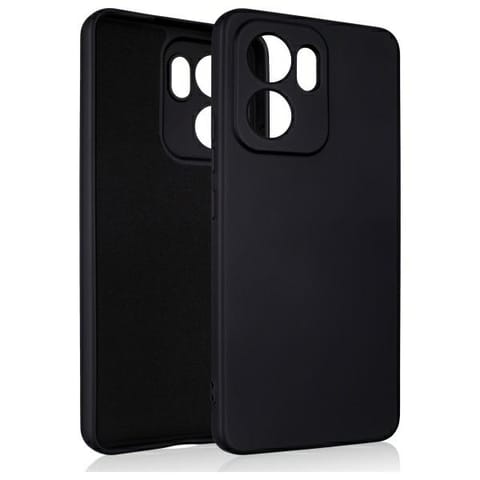 ⁨Etui Beline Silicone do Oppo Reno 13 FS  czarny⁩ w sklepie Wasserman.eu