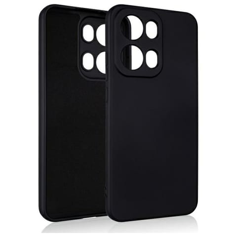 ⁨Etui Beline Silicone do Oppo Reno 13 Pro czarny⁩ w sklepie Wasserman.eu