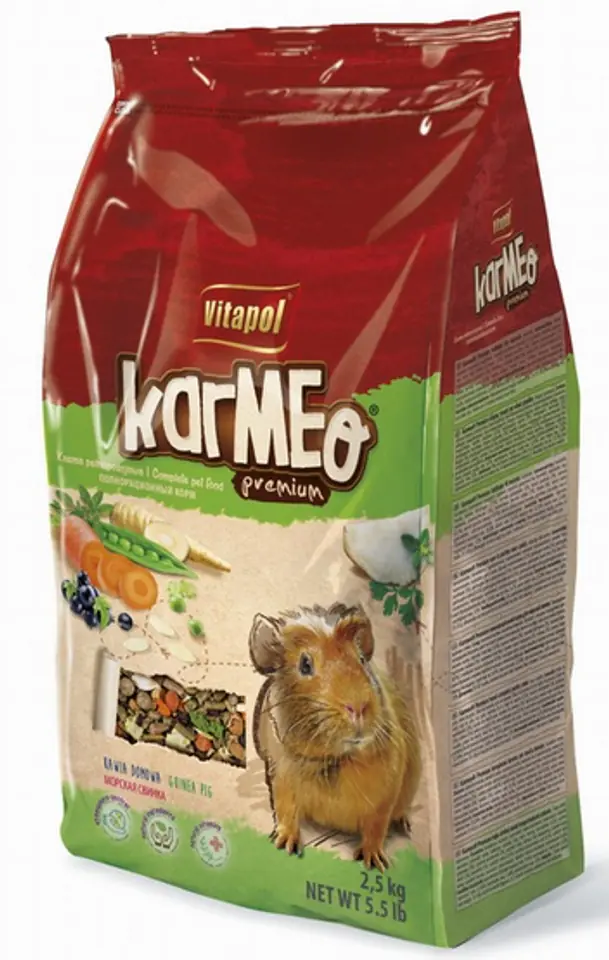 ⁨VITAPOL KARMEO Premium Whole Food for domestic cavies 2.5kg⁩ at Wasserman.eu