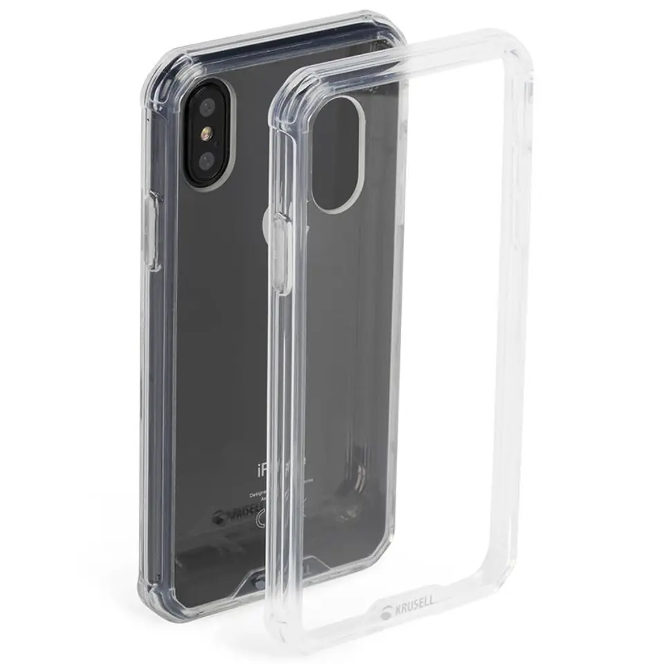 ⁨Krusell Kivik Pro Cover - Etui iPhone X (przezroczysty)⁩ w sklepie Wasserman.eu