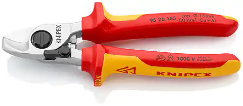 ⁨CABLE SHEARS WITH INSULATED OPENING SPRING 165MM⁩ at Wasserman.eu