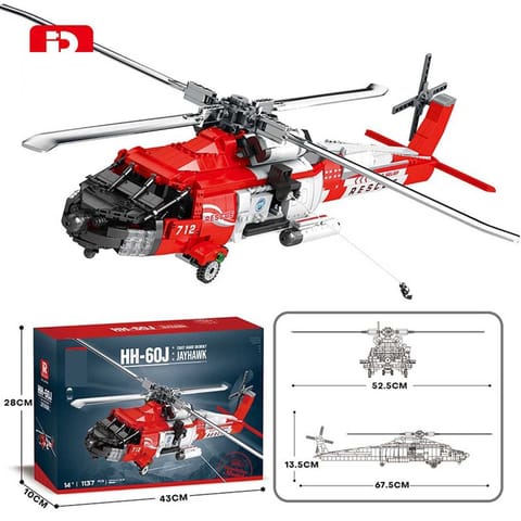 Zestaw Klocków Helikopter HH-60J 1137el. w sklepie Wasserman.eu