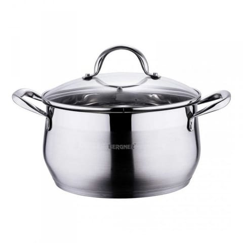 ⁨GARNEK STALOWY BERGNER 4,5L GOURMET LINE BG-6530⁩ w sklepie Wasserman.eu