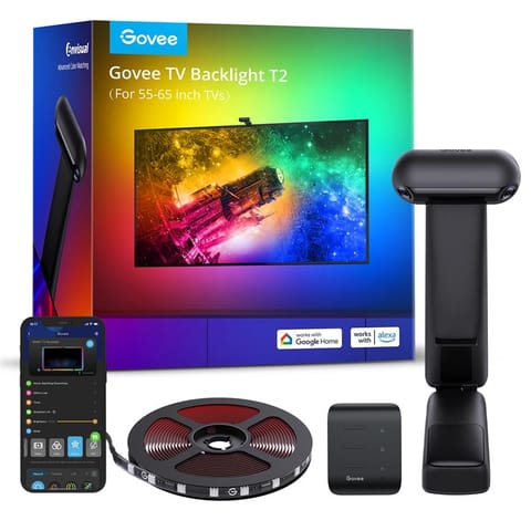 ⁨GOVEE ENVISUAL TV BACKLIGHT T2 WITH DUAL CAMERAS⁩ at Wasserman.eu