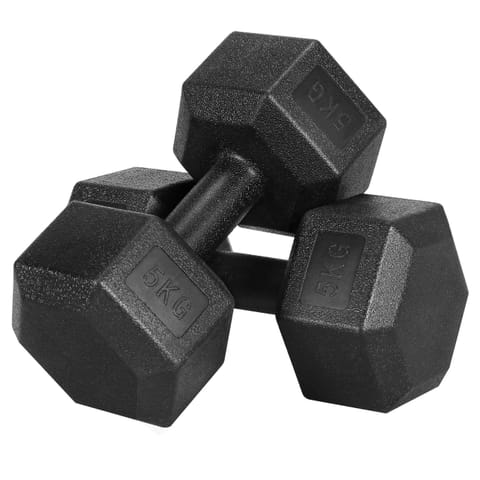 ⁨Zestaw 2 hantli OLIMP hantle 2x5 kg⁩ w sklepie Wasserman.eu
