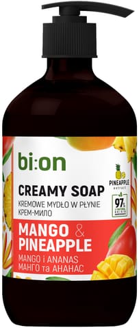 ⁨BIO NATURELL Kremowe mydło w płynie z pompką Mango i Ananas 473 ml⁩ w sklepie Wasserman.eu