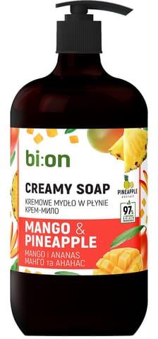 ⁨BIO NATURELL Kremowe mydło w płynie z pompką Mango i Ananas 946 ml⁩ w sklepie Wasserman.eu