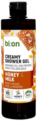 ⁨BIO NATURELL Kremowy żel pod prysznic Miód i Mleko 473 ml⁩ w sklepie Wasserman.eu