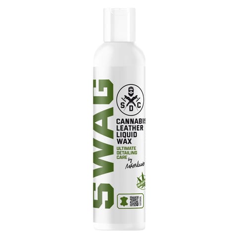 ⁨Swag CANNABIS LEATHER LIQUID WAX 150ml - płynny wosk do skóry⁩ w sklepie Wasserman.eu