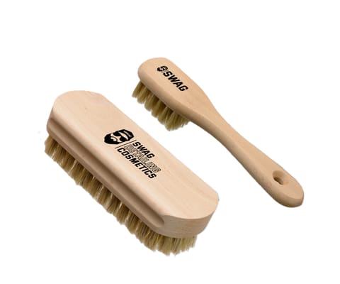 ⁨Swag LEATHER BRUSH SET V2 - szczoteczki z naturalnego włosia⁩ w sklepie Wasserman.eu
