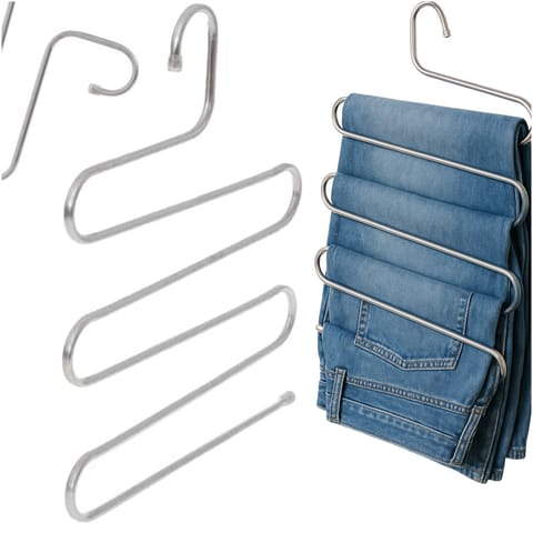 ⁨Trouser hanger for wardrobe closet for 5 pairs⁩ at Wasserman.eu