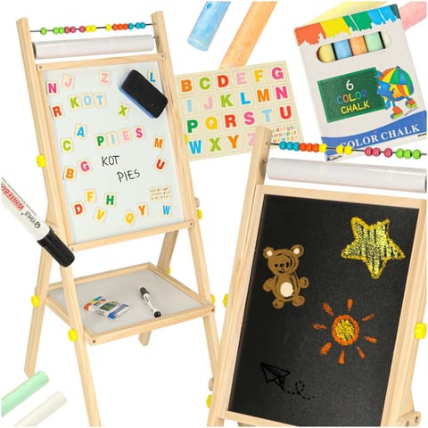 ⁨Chalk magnetic board + paper abacus 90cm⁩ at Wasserman.eu