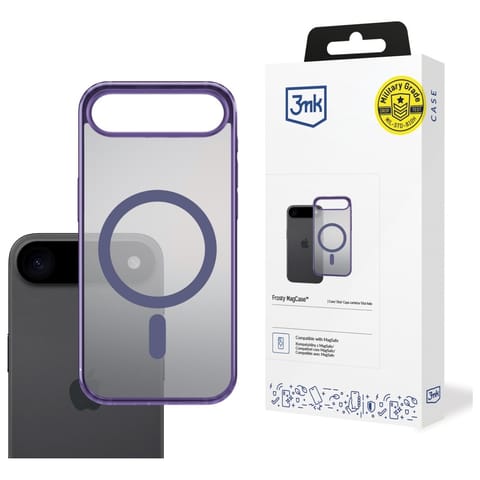 ⁨Etui 3MK Frosty MagCase do Apple iPhone  17 Air fioletowy⁩ w sklepie Wasserman.eu