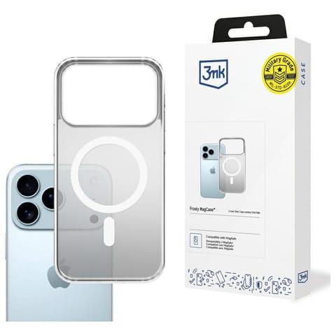 ⁨Etui 3MK Frosty MagCase do Apple iPhone  17 Pro biały⁩ w sklepie Wasserman.eu