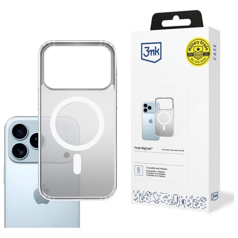 ⁨Etui 3MK Frosty MagCase do Apple iPhone  17 Pro Max biały⁩ w sklepie Wasserman.eu