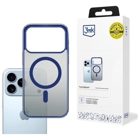 ⁨Etui 3MK Frosty MagCase do Apple iPhone  17 Pro niebieski⁩ w sklepie Wasserman.eu