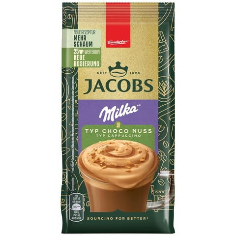 ⁨Jacobs Cappuccino Choco Nuss Orzechowe z Czekoladą Milka 400 g⁩ w sklepie Wasserman.eu