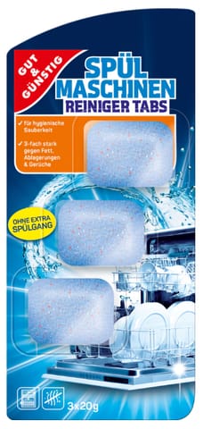 ⁨G&G Tabletki do Czyszczenia Zmywarki 3 x 20 g⁩ w sklepie Wasserman.eu