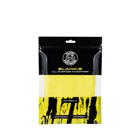 ⁨Blend Brothers BLANKIE Microfiber Yellow 40x40cm - uniwersalna mikrofibra⁩ w sklepie Wasserman.eu