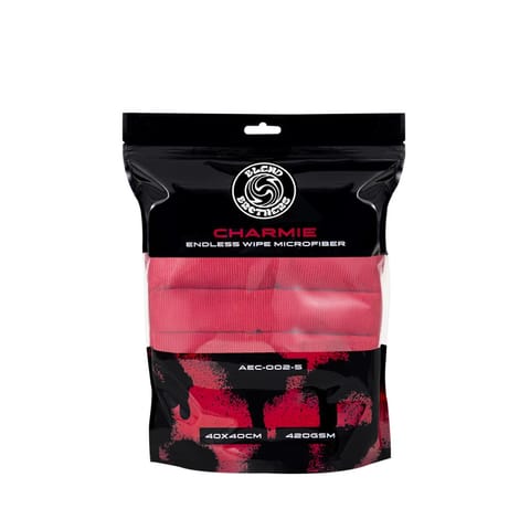 ⁨Blend Brothers CHARMIE 5-Pack Microfiber Red 40x40cm - zestaw 5 sztuk mikrofibr⁩ w sklepie Wasserman.eu