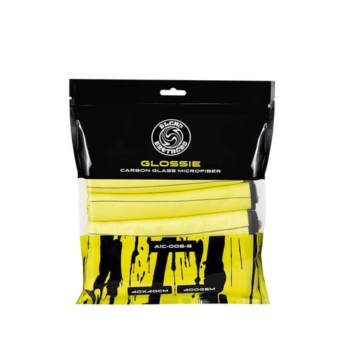 ⁨Blend Brothers GLOSSIE 5-Pack Glass Towel - zestaw 5 sztuk mikrofibr do szyb⁩ w sklepie Wasserman.eu