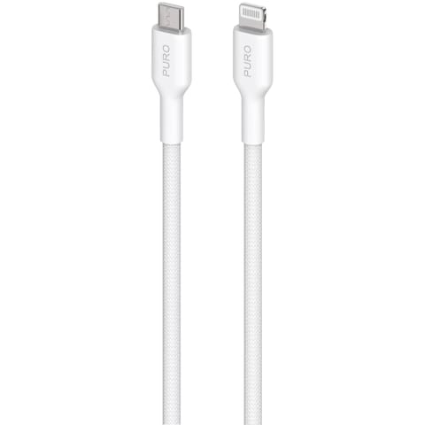 ⁨Kabel przewód z MFI USB-C - iPhone Lightning 1.2m - biały⁩ w sklepie Wasserman.eu