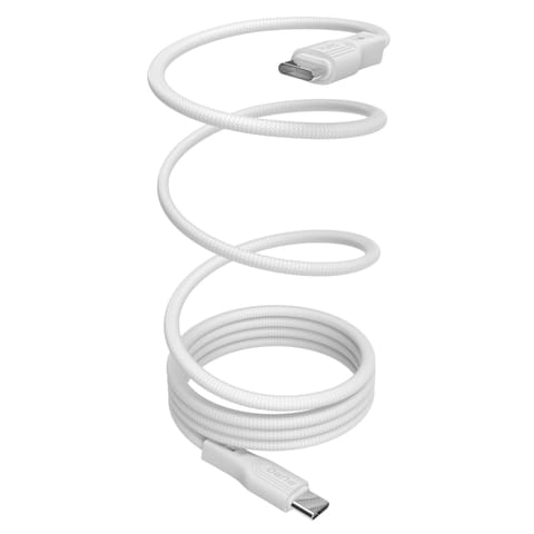 Kabel przewód magnetyczny USB-C 60W USB 1m - biały w sklepie Wasserman.eu