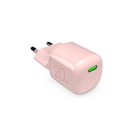⁨Ładowarka sieciowa USB-C GaN 20W - różowa⁩ w sklepie Wasserman.eu