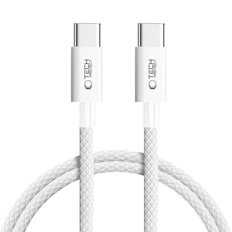⁨Kabel przewód USB-C PD 60W 3A 100 cm - szary⁩ w sklepie Wasserman.eu