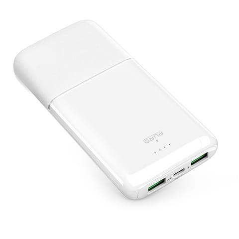 Powerbank 10000mAh USBA USB-C 22.5W - biały w sklepie Wasserman.eu