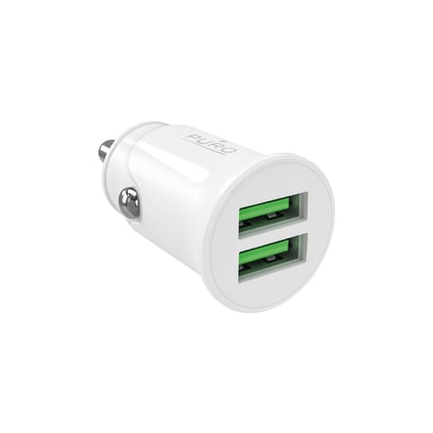 Ładowarka samochodowa 2x USB-A Pro Lite 10W - biała w sklepie Wasserman.eu