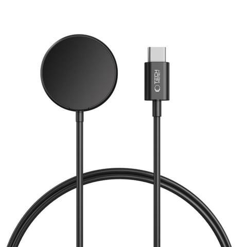 ⁨Ładowarka indukcyjna na Samsung Galaxy Watch USB-C 100cm - czarna⁩ w sklepie Wasserman.eu
